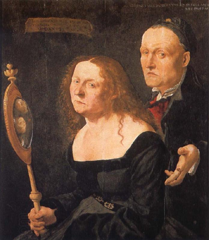 Lucas Furtenagel The painter Hans Burgkmair and his wife Anna,nee Allerlai oil painting picture